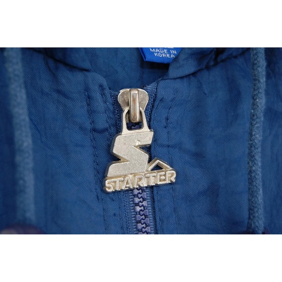 Vintage Michigan Wolverines Starter Jacket Mens XXL Blue NCAA Football 90s - Picture 5 of 15